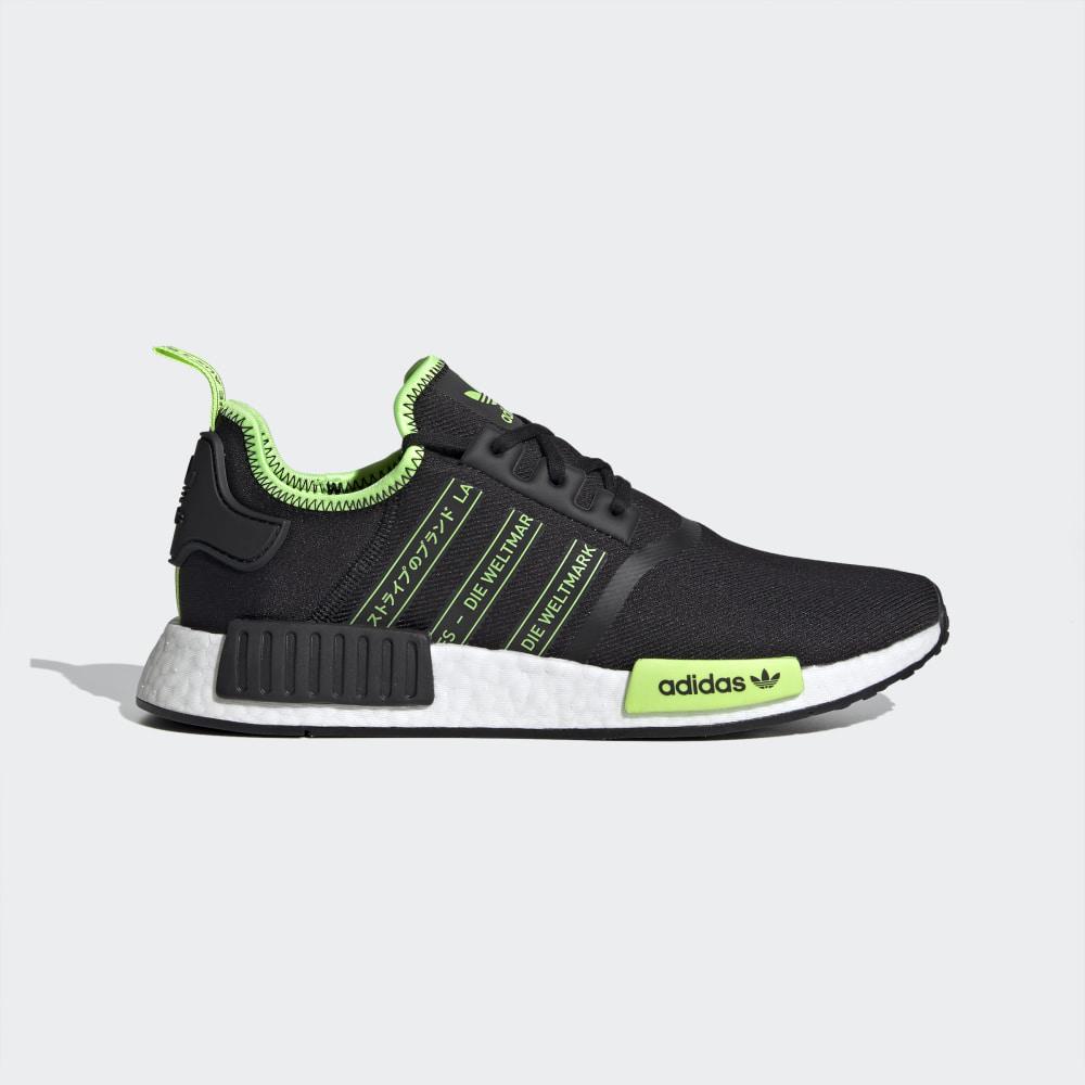 Originals Adidas NMD_R1 Dama Romania - Negrii/Verzi FX1032